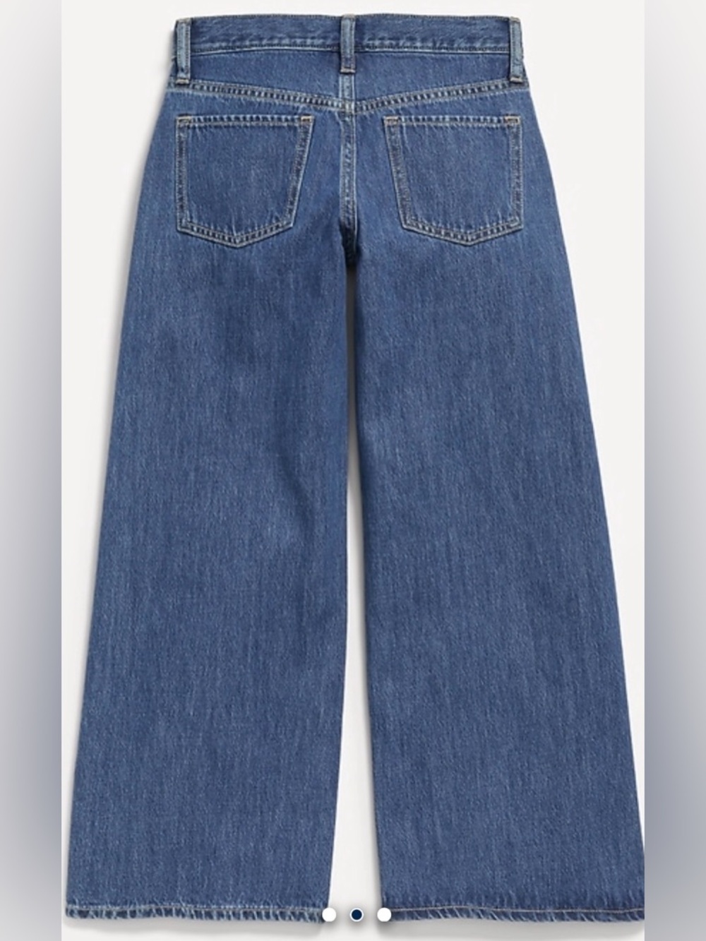 Old Navy High Waisted Super Baggy Wide Leg Jeans for Girls Size 12 NWT - Picture 2 of 2